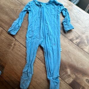 Little sleepies Newborn zipper footie / double zipper
